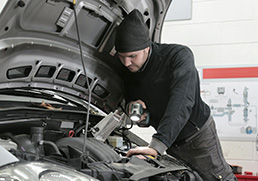 diesel vehicle repairs under hood